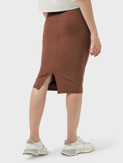 Women's Conservative Single Color Skirt