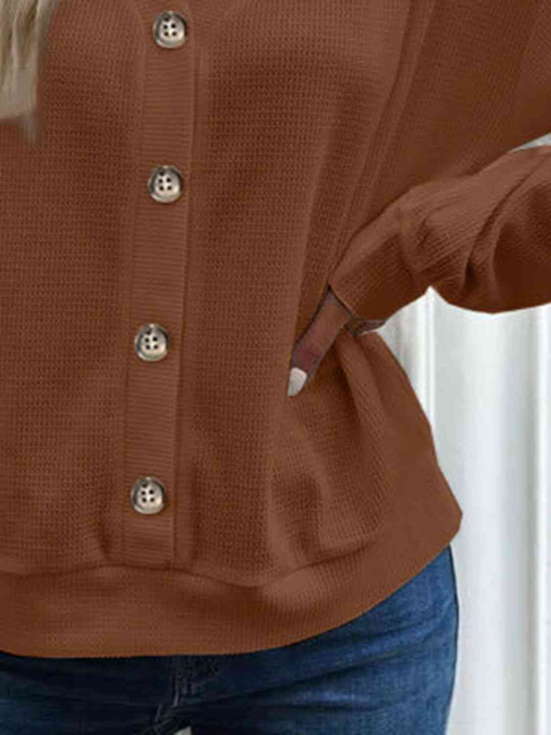 Women's V-Neck Cold Shoulder Blouse