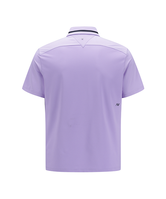 Lavender Men's ANEW Golf Polo Shirt back