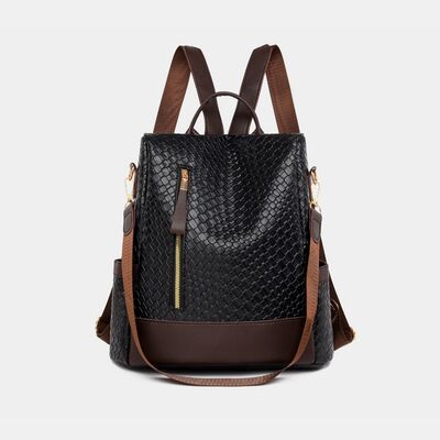 affordable pu mini backpack Faux Leather Mini Backpack and Bag – Plain Clothing Store