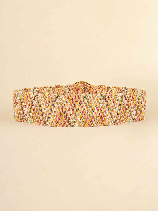 Multicolored Wide Women's Belt