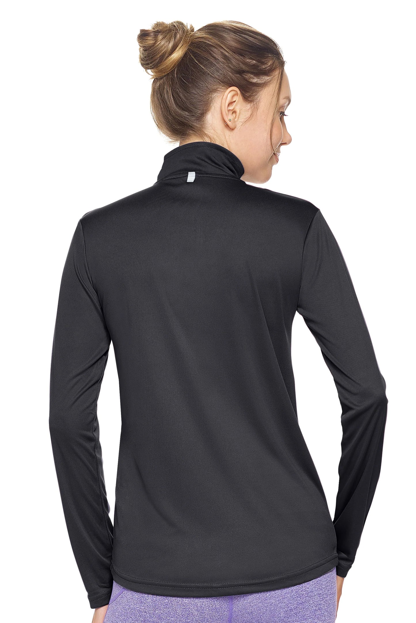 Women's Quarter Zip Long Sleeve Pullover