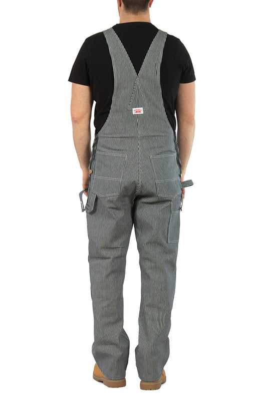Stripe Carpenter Overalls with Pouch