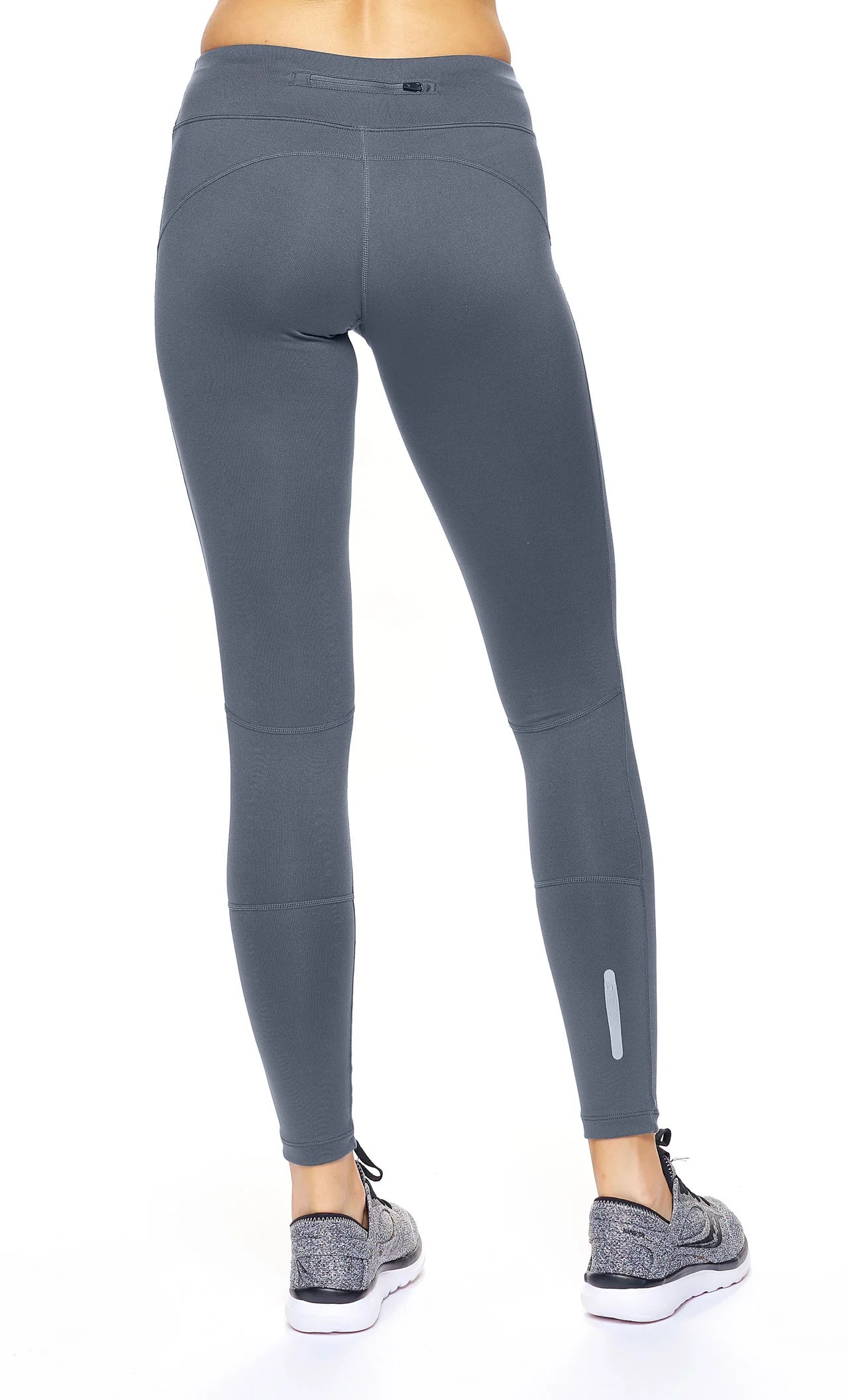 Mid-Rise Leggings with Zipper Pockets