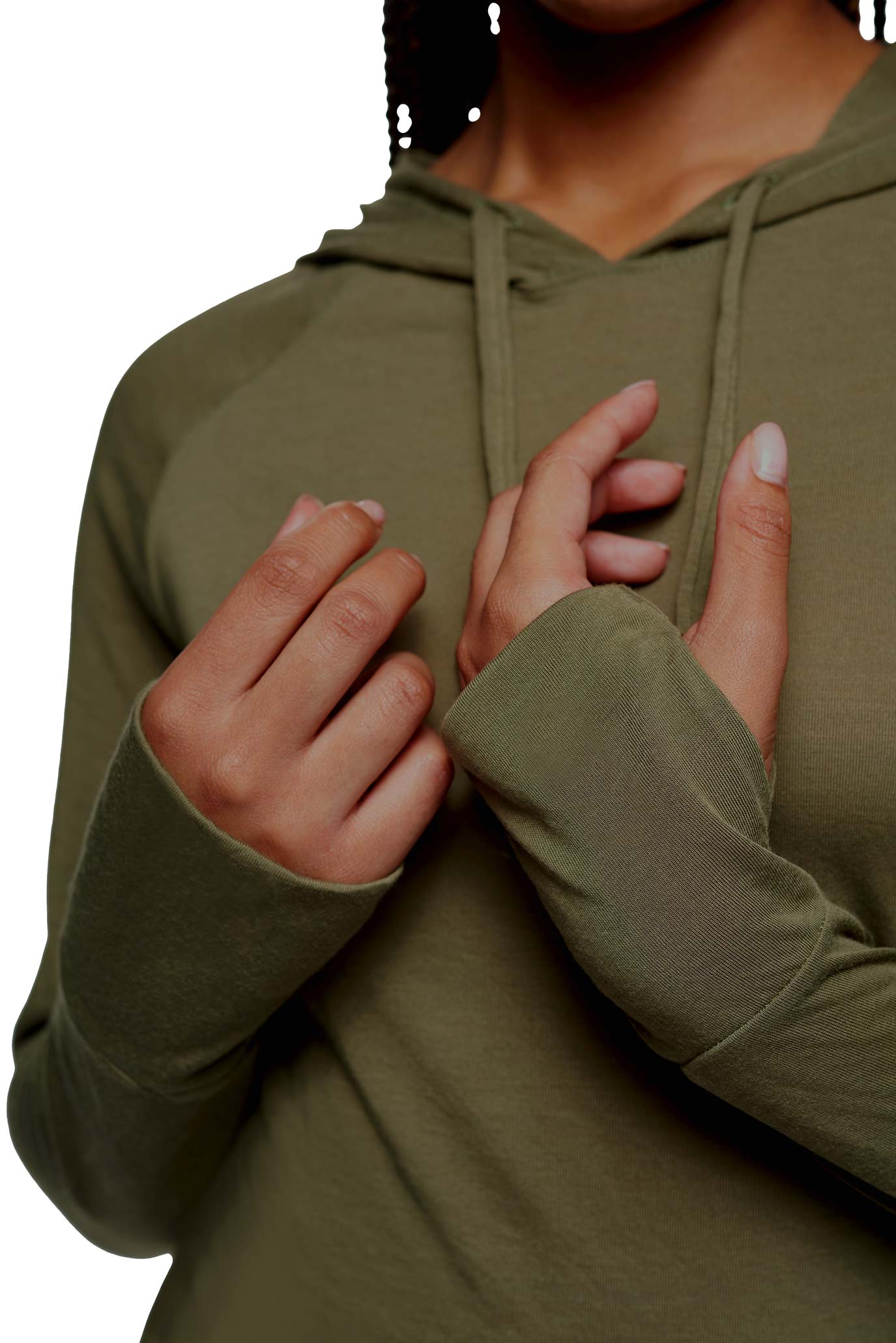 Women's Plain Solid Color Soft Pullover Hoodie