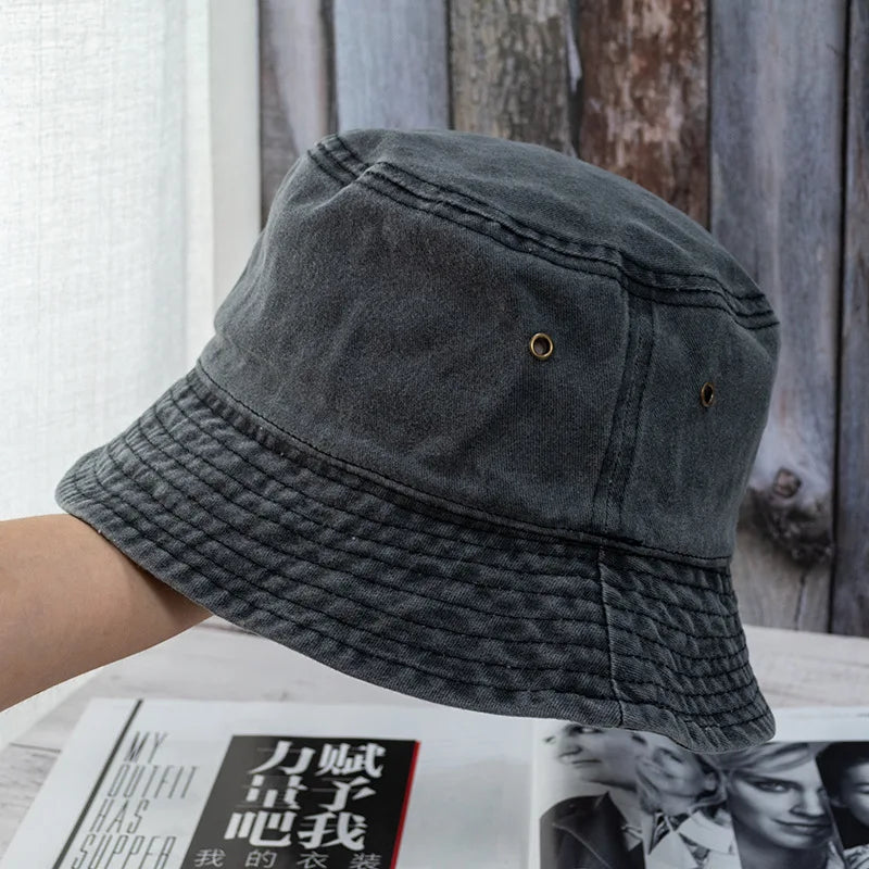 Unisex Denim Bucket Hat