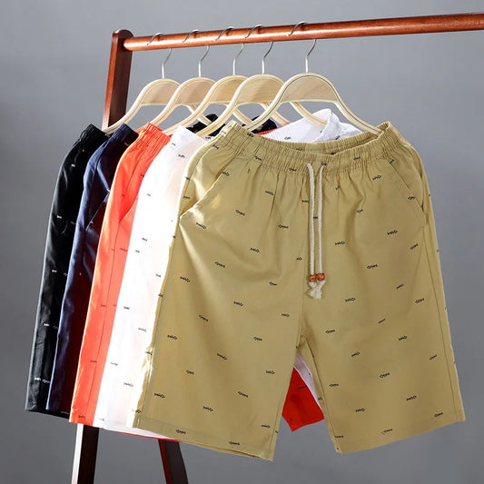 Casual Plain Men's Summer Khaki Boat Shorts