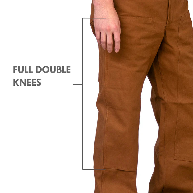 Round House Brown Duck Overalls