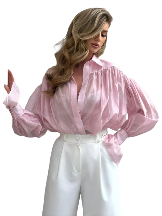 Women's Office and Formal Loose Fit Blouse