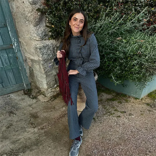 Women's Conservative Colonial Bubble Sleeve Jumpsuit