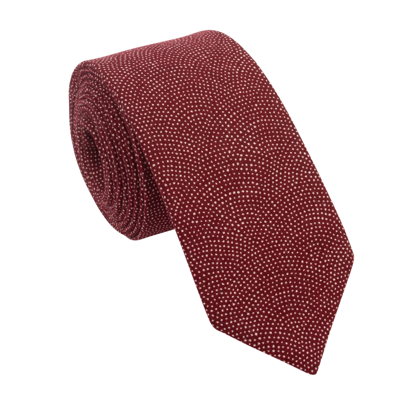 Dark Red Samekomon Japanese Tie