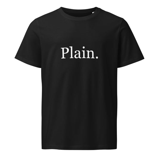 Plain Organic Dark Cotton T-Shirt