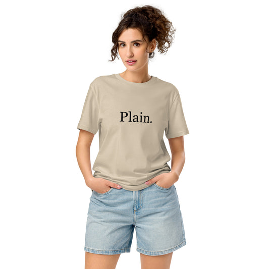 Plain Organic Cotton T-Shirt