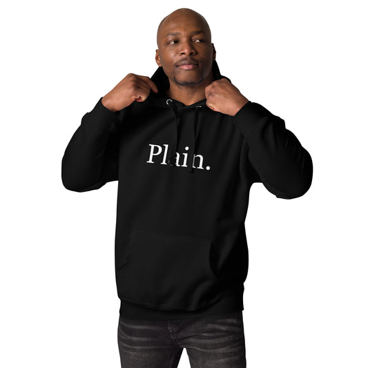 Plain Men's Pullover Cotton Hoodie