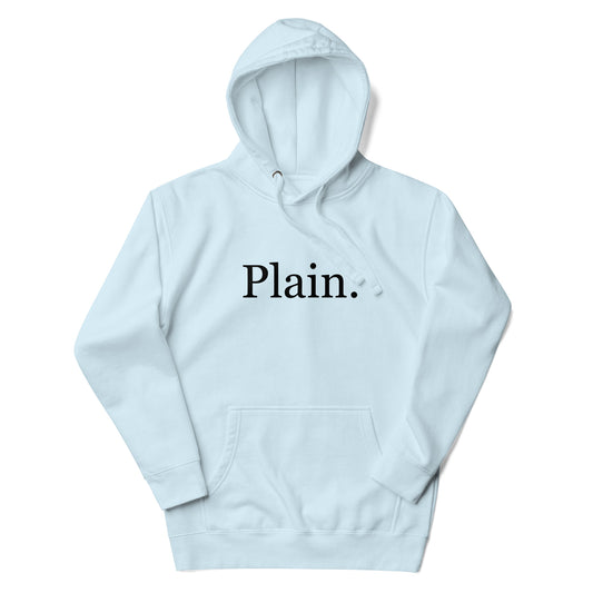 Plain Men's Light Pullover Cotton Hoodie