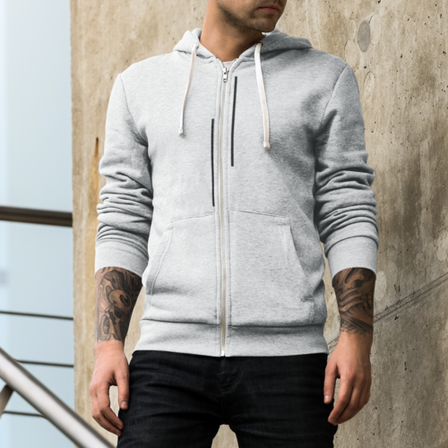 Men's Classic Fit Zip-up Hoodie
