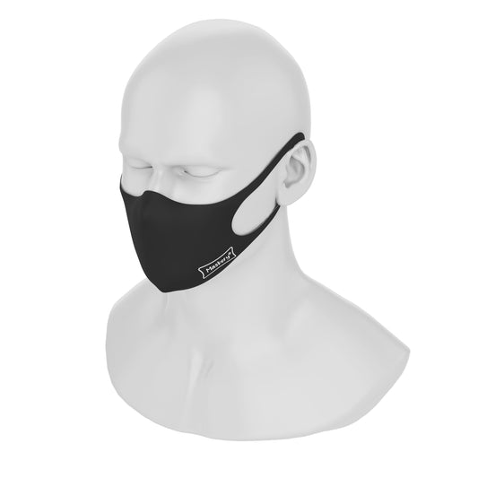 Picture of a Black Face Mask side view