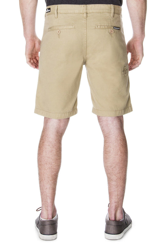 Men's Classic Khaki Chino Shorts back view
