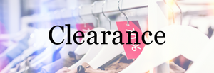Clearance banner for items