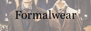Formalwear Banner Image with two suits.