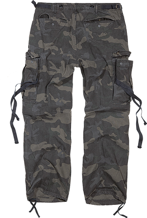 Brandit M-65 Cargo Pants camo dark black