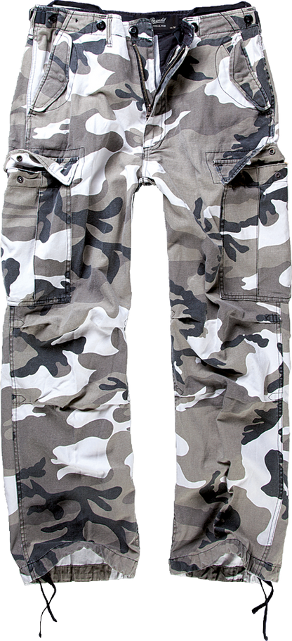 Brandit M-65 Cargo Pants urban camo front