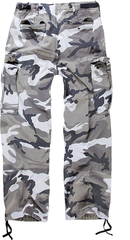 Brandit M-65 Cargo Pants urban camo back