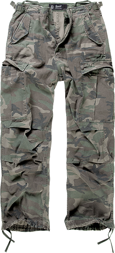 Brandit M-65 Cargo Pants woodland camo