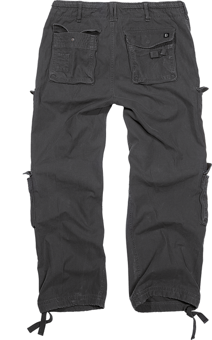 Brandit Authentic Cargo Pants black back