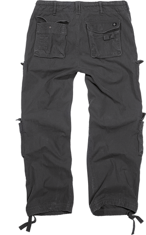 Brandit Authentic Cargo Pants black back