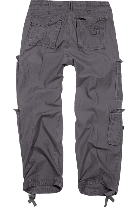 Brandit Authentic Cargo Pants grey back