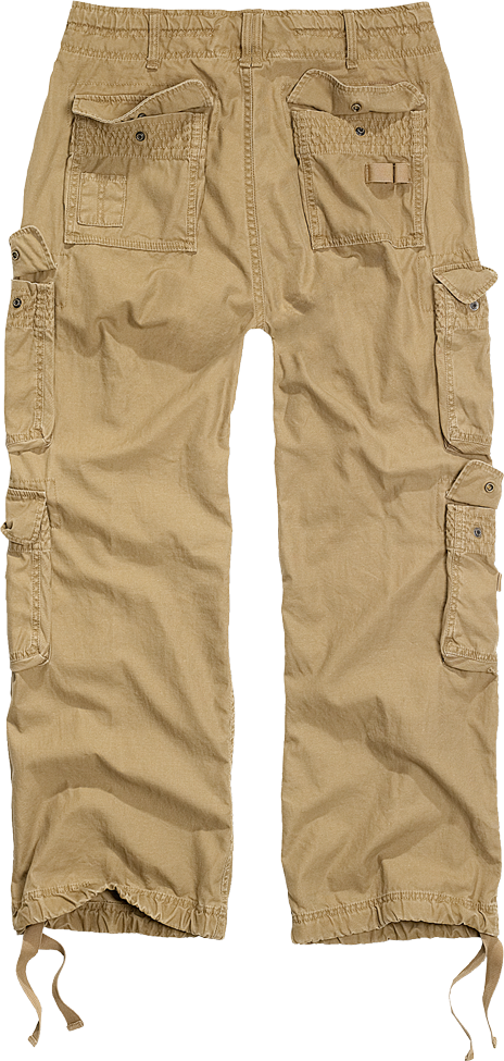 Brandit Authentic Cargo Pants beige back