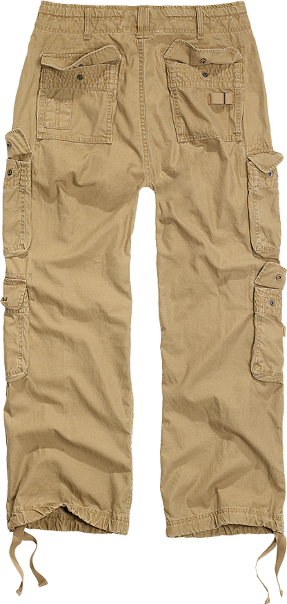 Brandit Authentic Cargo Pants beige back