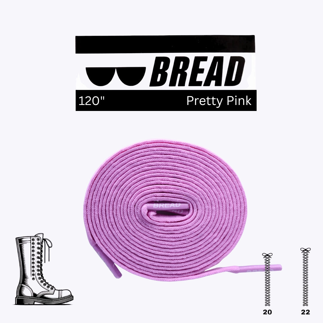 Pink Stretch Shoelaces