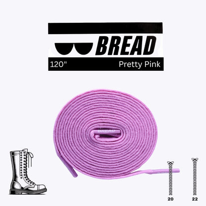 Pink Stretch Shoelaces