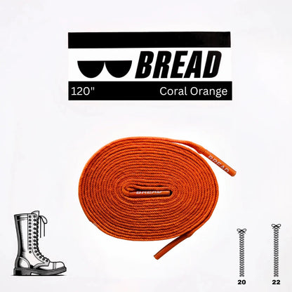 Coral Orange Shoelaces
