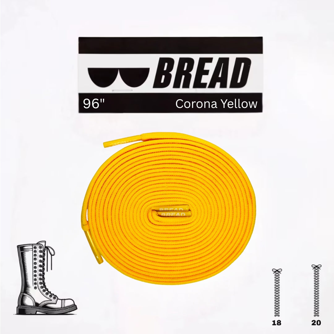 Corona Yellow Shoelaces