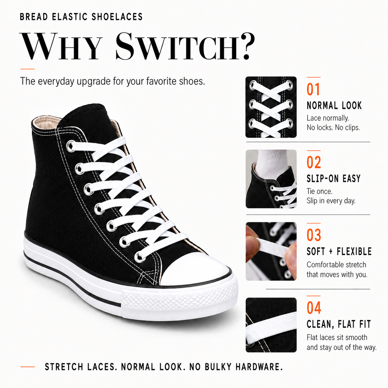 Cloud White Shoelaces