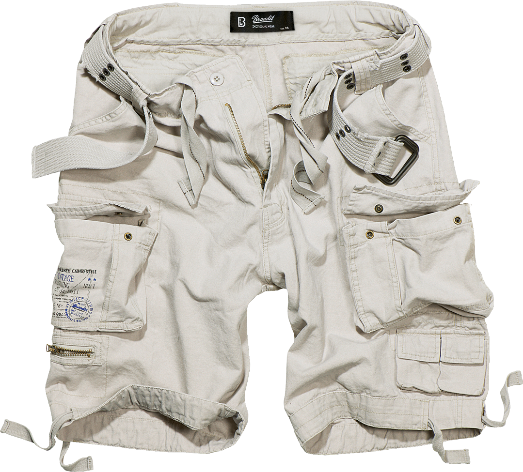 Brandit Relaxed Cargo Shorts white