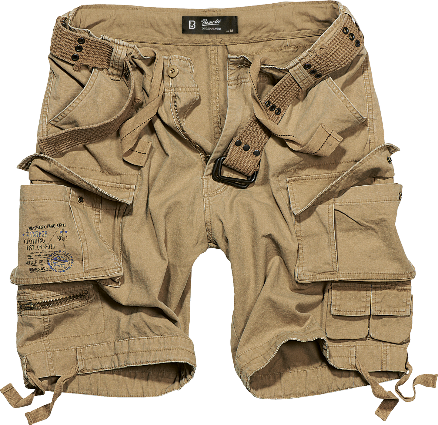 Brandit Relaxed Cargo Shorts beige