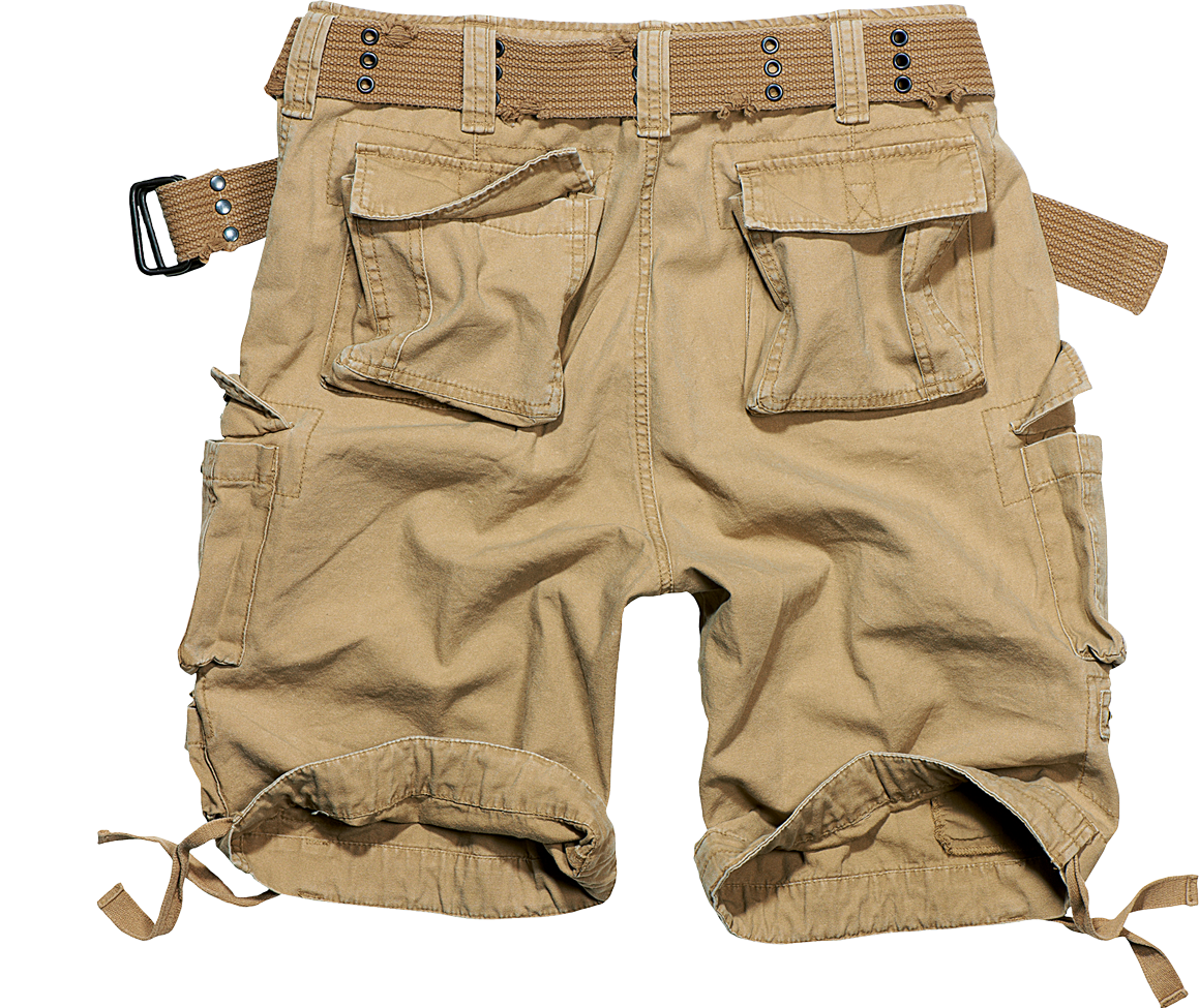 Brandit Relaxed Cargo Shorts beige back