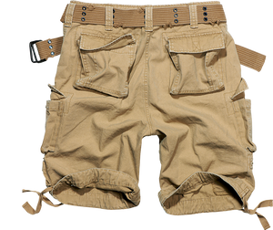 Brandit Relaxed Cargo Shorts beige back