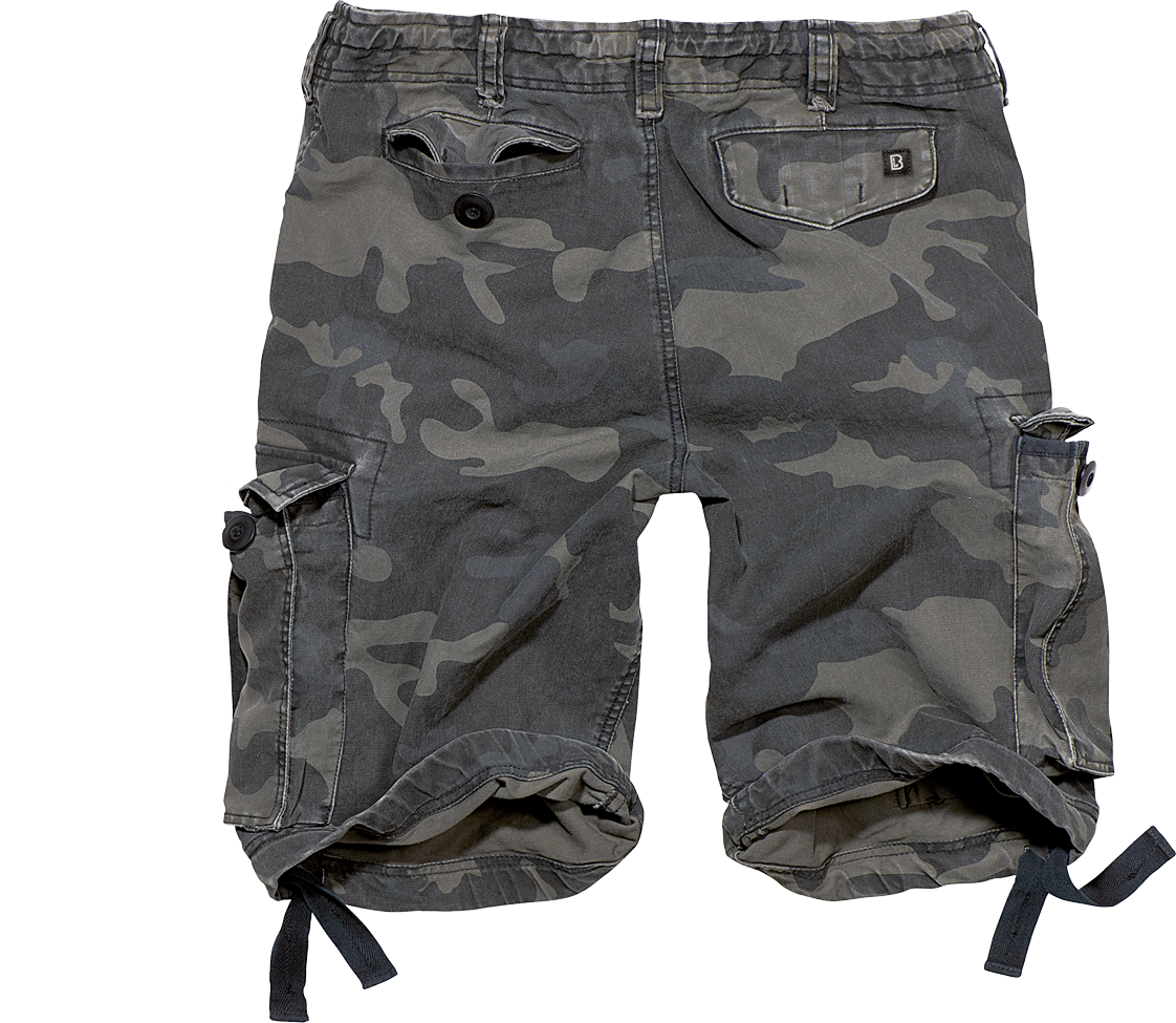 Brandit Classic Cargo Shorts dark camo back