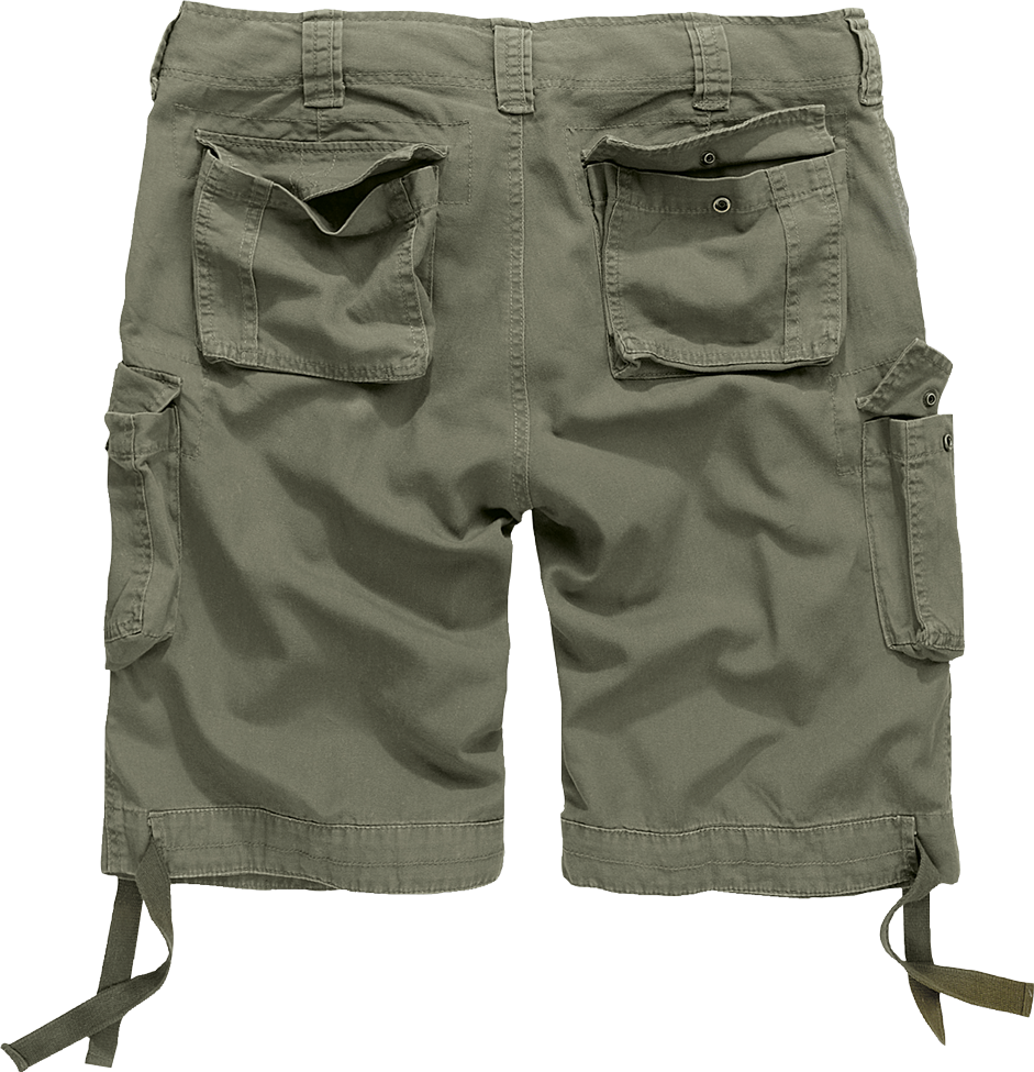 Brandit Utility Cargo Shorts olive back