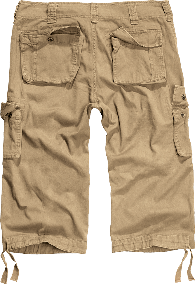 Brandit 6-Pocket Capri Pants beige back