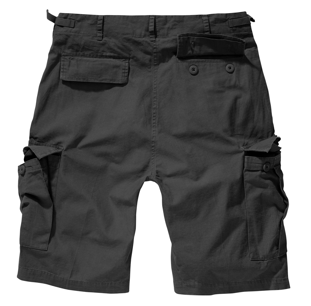Brandit BDU Ripstop Cargo Shorts black back