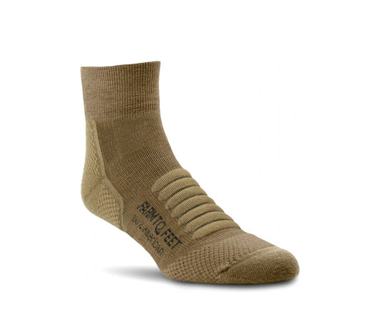Brown sock with 'Smartwool' branding on a white background