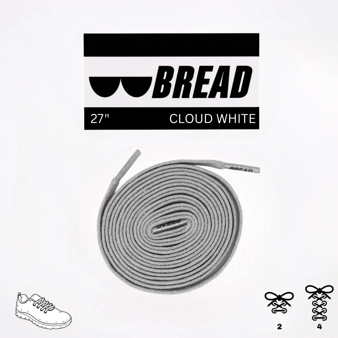 Cloud White Shoelaces