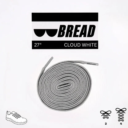 Cloud White Shoelaces