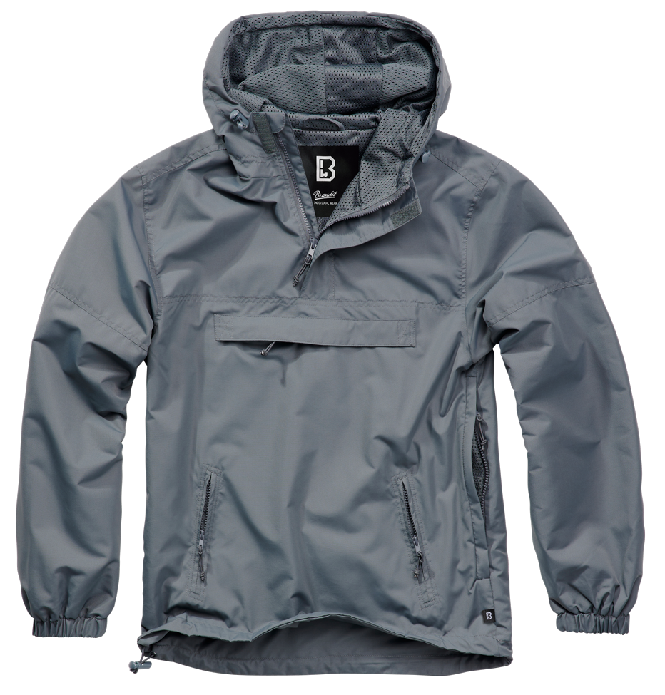 Brandit Light Quarter Zip Windbreaker Pullover navy